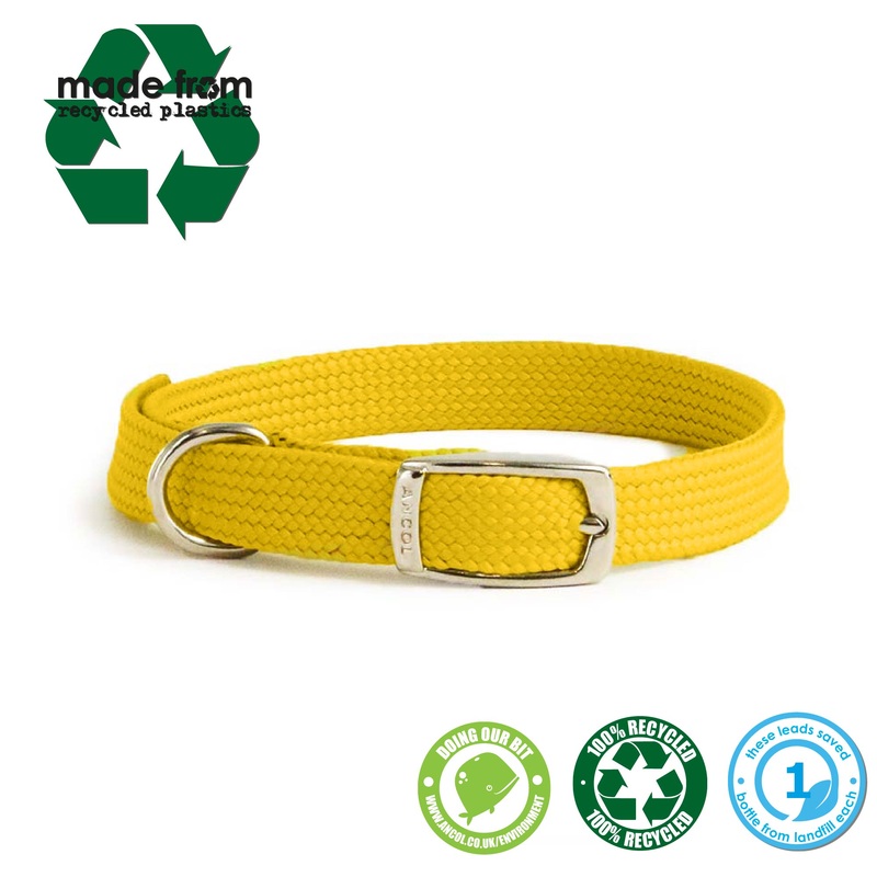 Ancol - Made From Softweave Collar - Mustard - Size 1