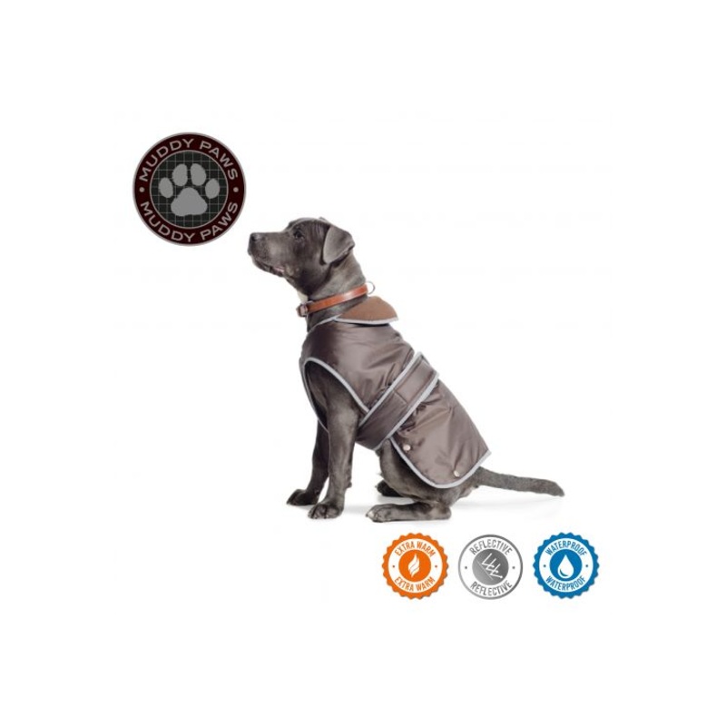 Ancol - Stormguard Dog Coat - Chocolate Brown - S/M