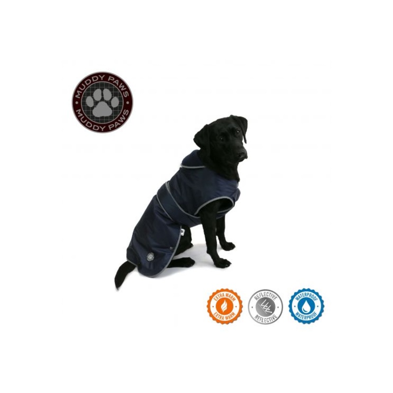 Ancol - Stormguard Dog Coat - Navy Blue - XS