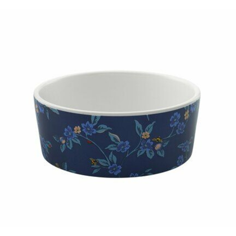 Cath Kidston - Flora Fauna Ceramic Pet Bowl - Small