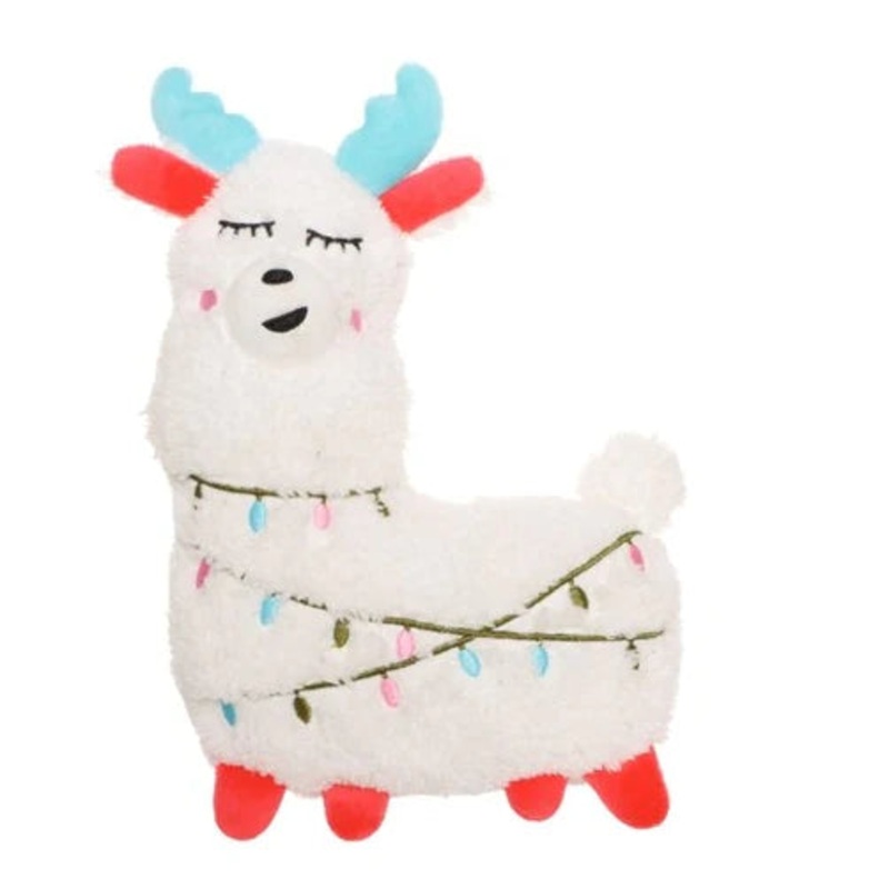 Pet Brands - Festive Plush Llama Dog Toy - Small
