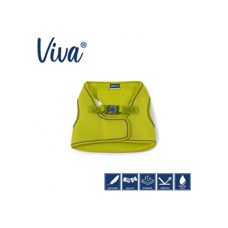 Ancol - Viva Step-in Harness - Lime - Small