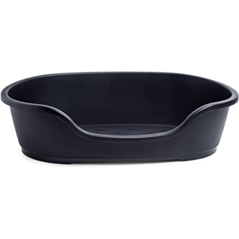 Animal Instincts - Plastic Dog Bed - Black - 45cm