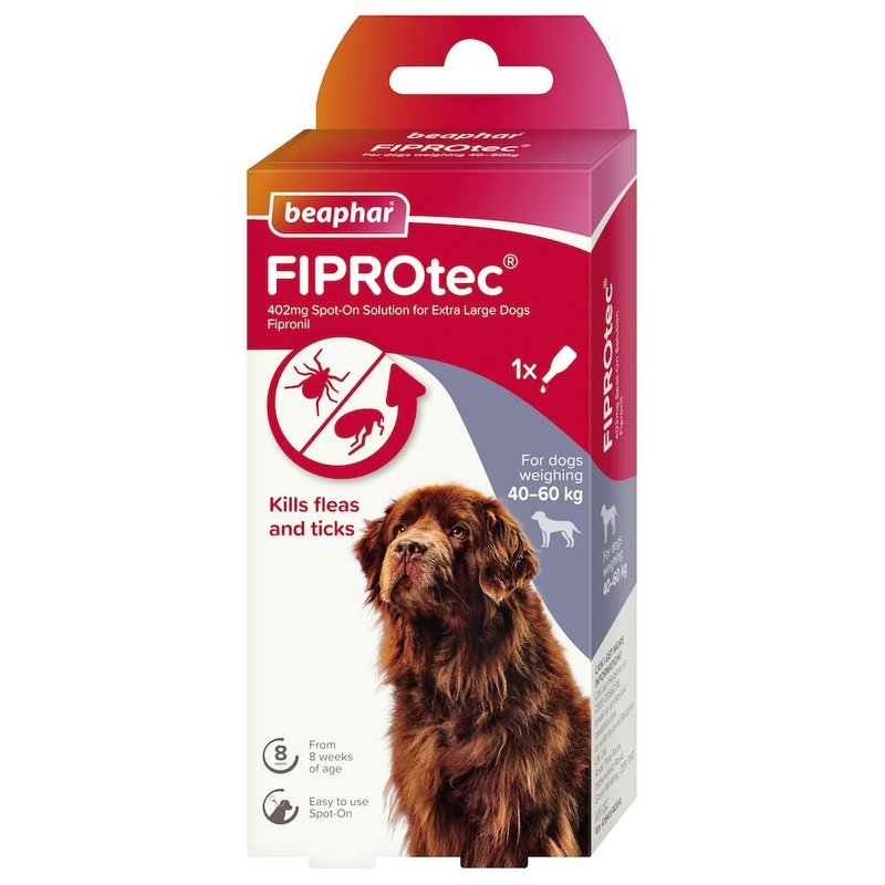 Beaphar - Fiprotec Dog Spot on - XL (40kg+) Dog - 1 Pipette