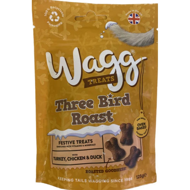 Wagg - Dancers Three Bird Roast treats - 500g