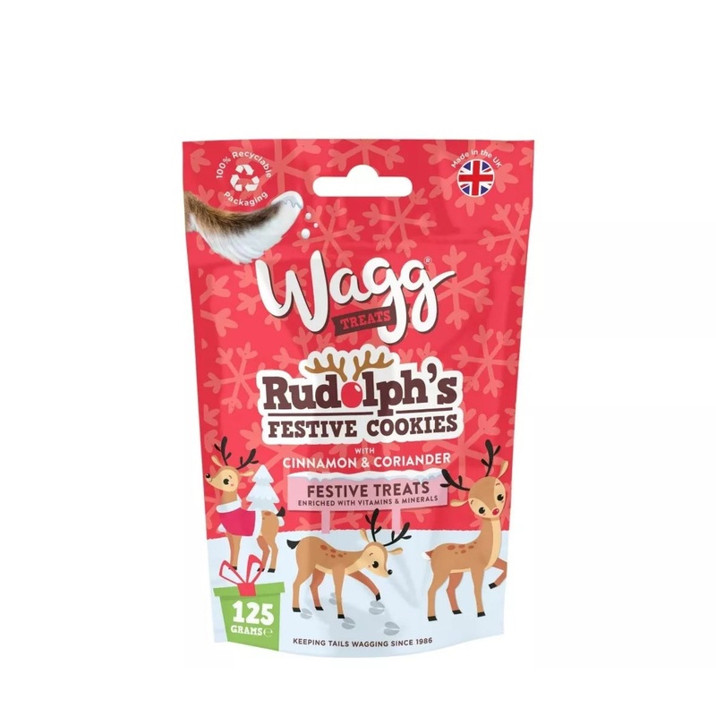 Wagg - Rudolph Festive Dog Treats - Cinnamon & Coriander - 500g