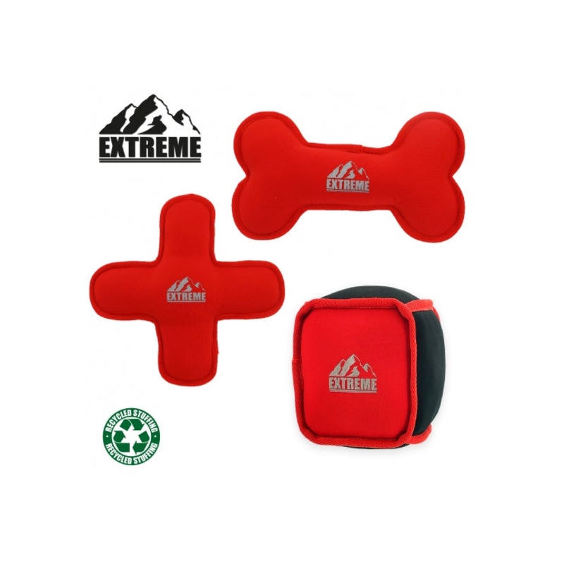 Ancol - Extreme Red & Black Float Dog Toy - Assorted