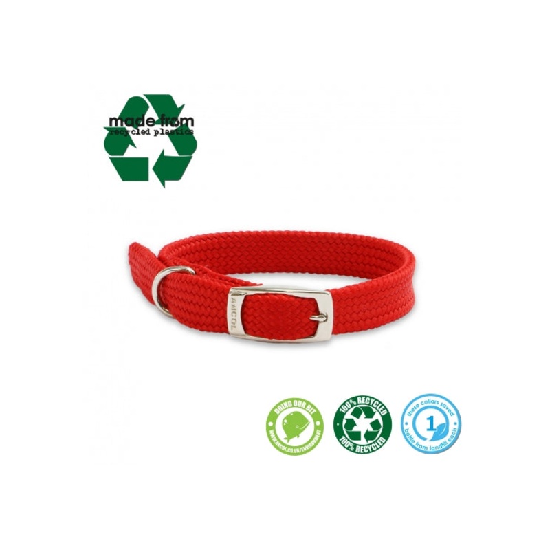 Ancol - Made From Softweave Collar - Red - Size 2
