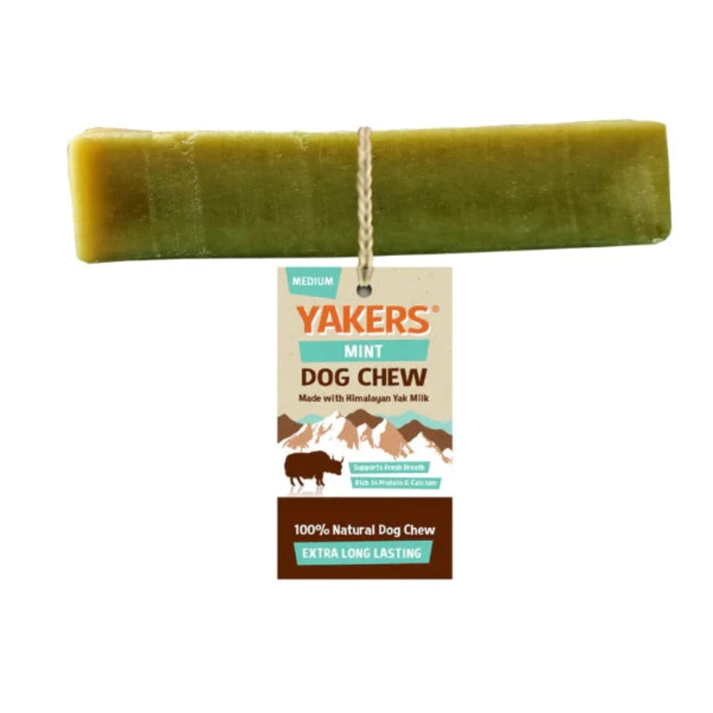 Yakers - Dental Dog Chew - Mint - Medium