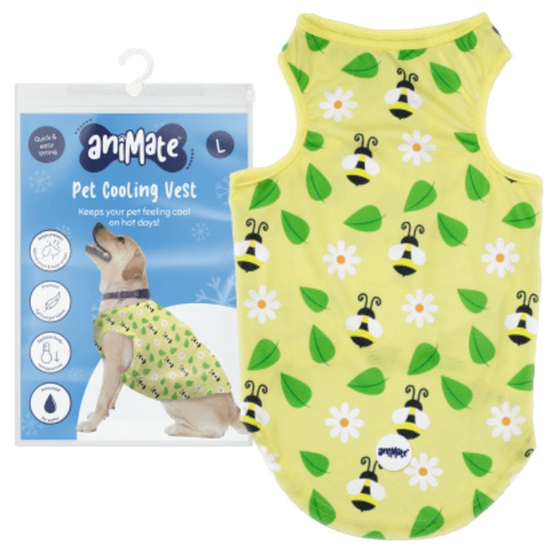 Animate - Cooling Vest Yellow Bees - Medium