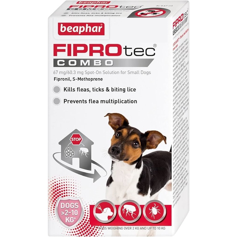 Beaphar - FIPROtec Combo for Small Dogs - 6 pipettes