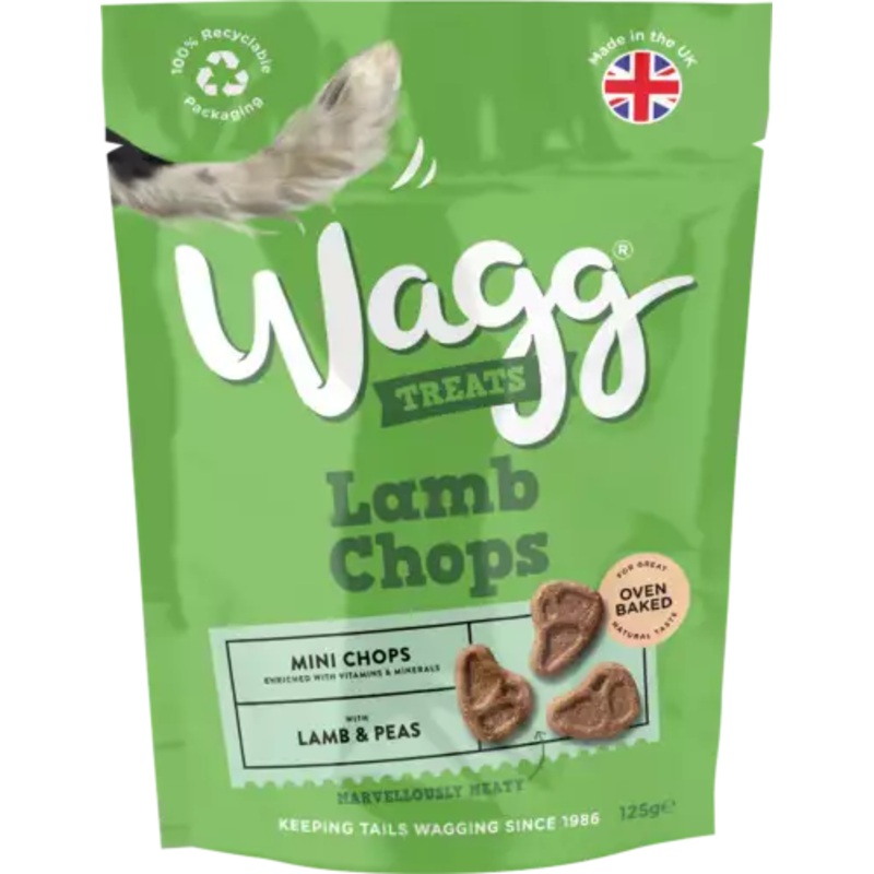 Wagg - Lamb Chops Dog Treats - 125g
