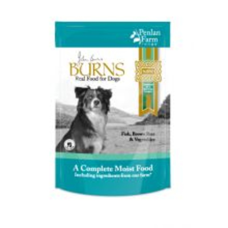 Burns - Penlan Fish Brown Rice & Veg - 400g Pouch (6 Pack)