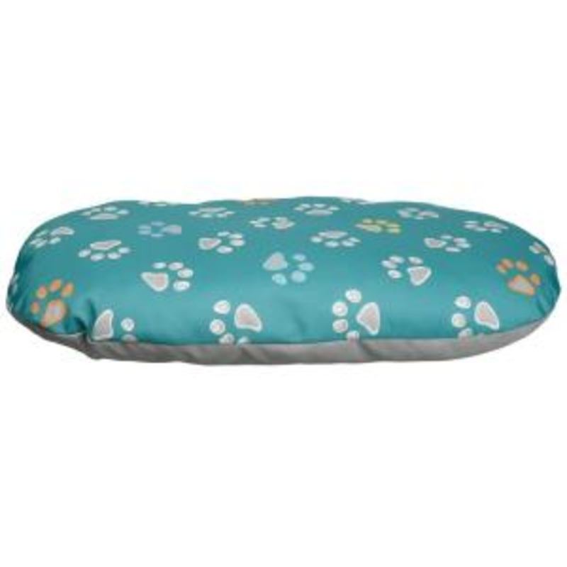 Trixie - Jimmy cushion - Turquoise & Grey - 50  35 cm