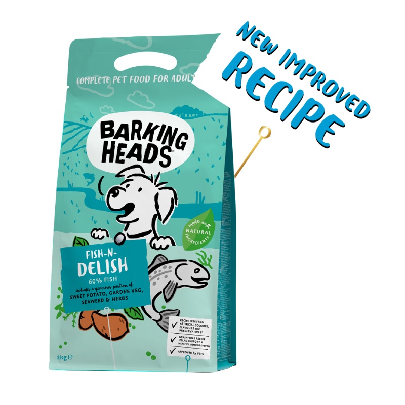 Barking Heads - Fish N Delish Grain Free - 2kg