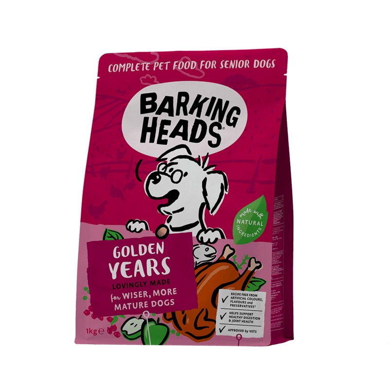 Barking Heads - Golden Years (Senior-Chicken & Salmon) - 2kg