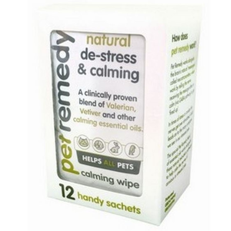 Pet Remedy - Natural Calming Wipes Sachet -12 Wipes