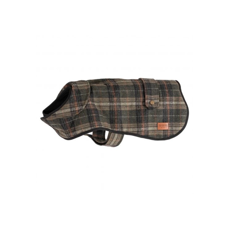 Ancol - Heritage Check Coat - Green - 60cm
