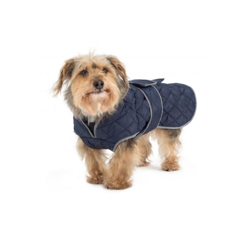 Ancol - Muddy Paws Quilted Dog Coat - Navy - X Large