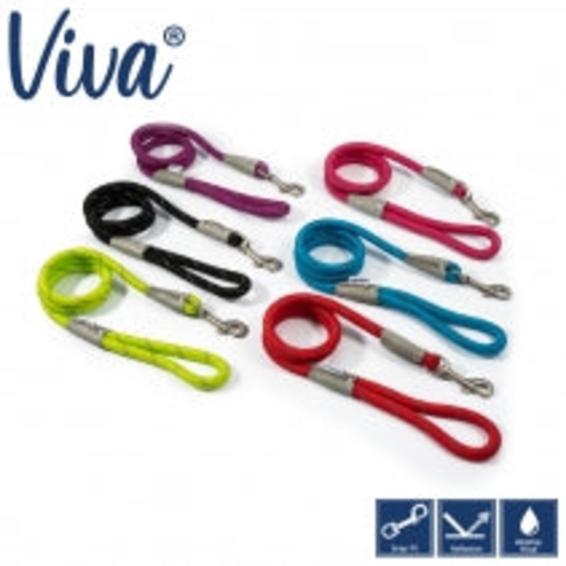 Ancol - Viva Reflective Rope Snap Lead - 1.07mx10mm (max 30kg)