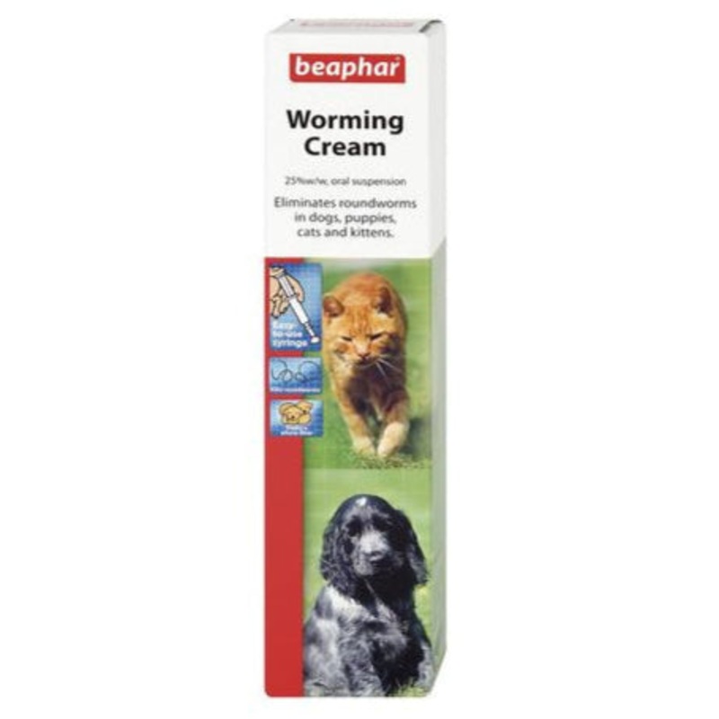 Beaphar - Worm Cream for Puppies & Kittens - 18G