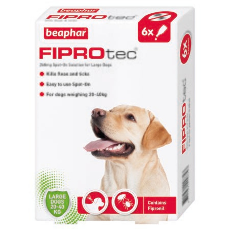 Beaphar - FIPROtec Spot On Large Dog - 6 pipettes