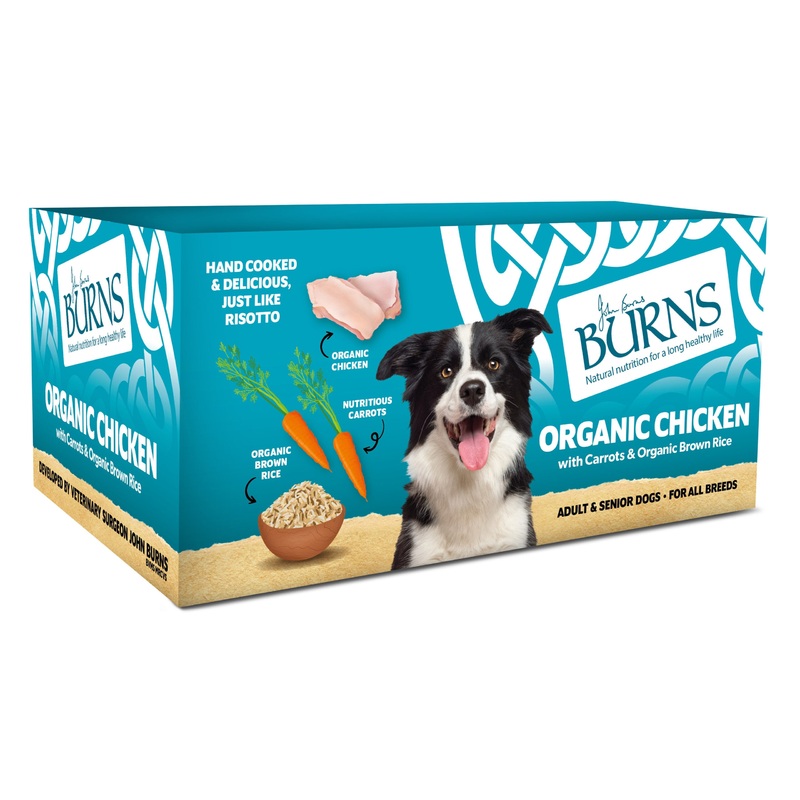 Burns - Penlan Organic Chicken - Wet Food - 6 Tray Pack