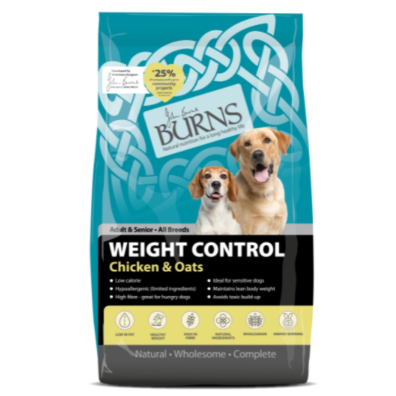 Burns - Weight Control - Chicken & Oat - 2kg