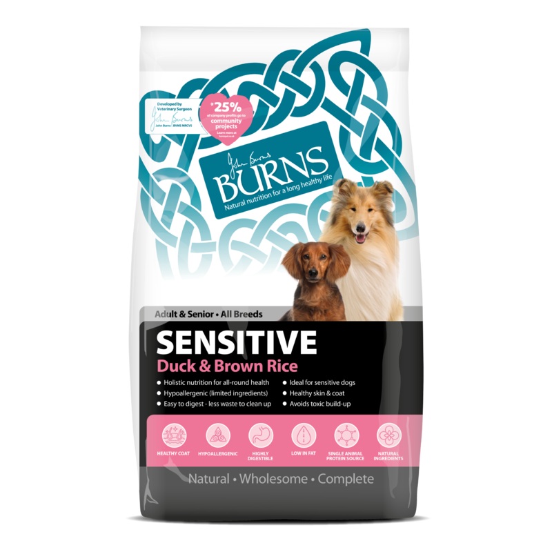 Burns - Adult Sensitive Duck and Brown Rice - 12kg