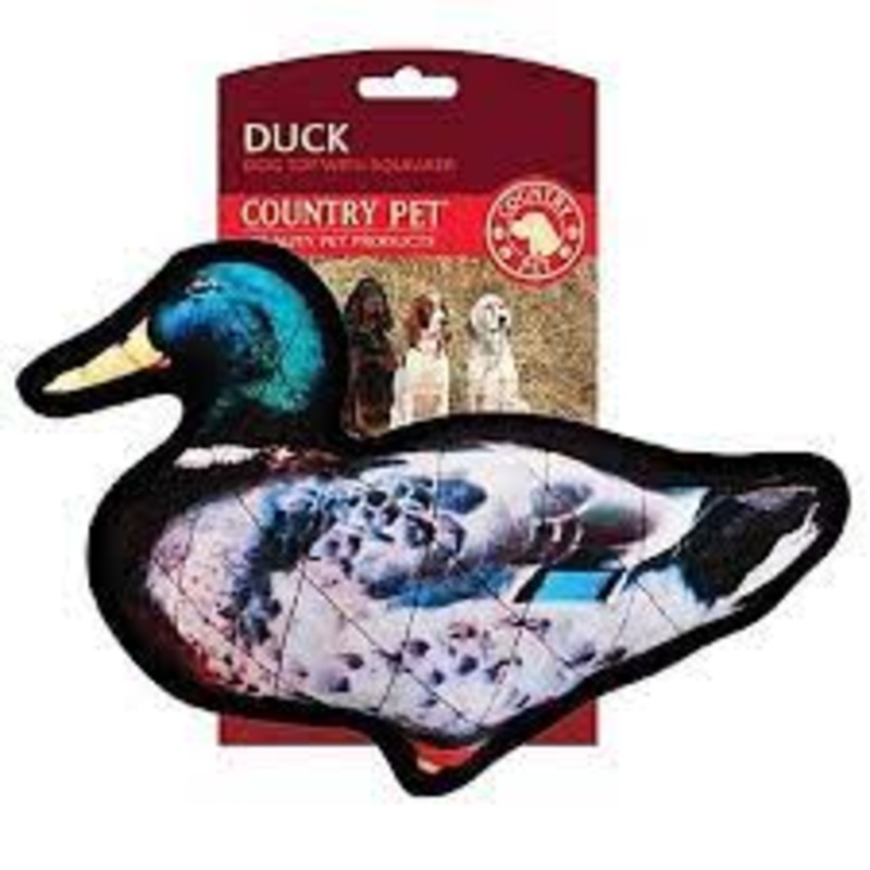 Country Pet - Squeaky Duck Dog Toy - Small