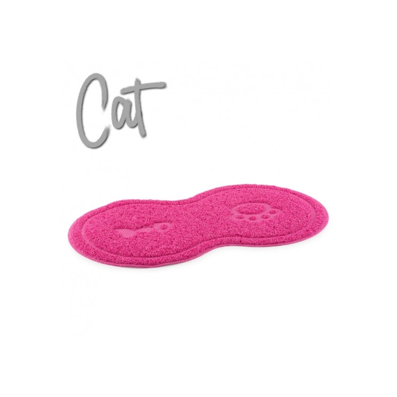 Ancol - Feeding Placemat - Cats Paw - Pink