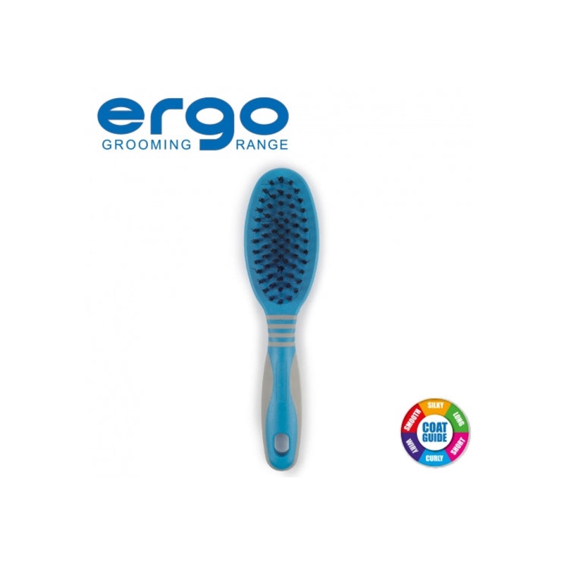 Ancol - Ergo Soft Bristle Dog Brush