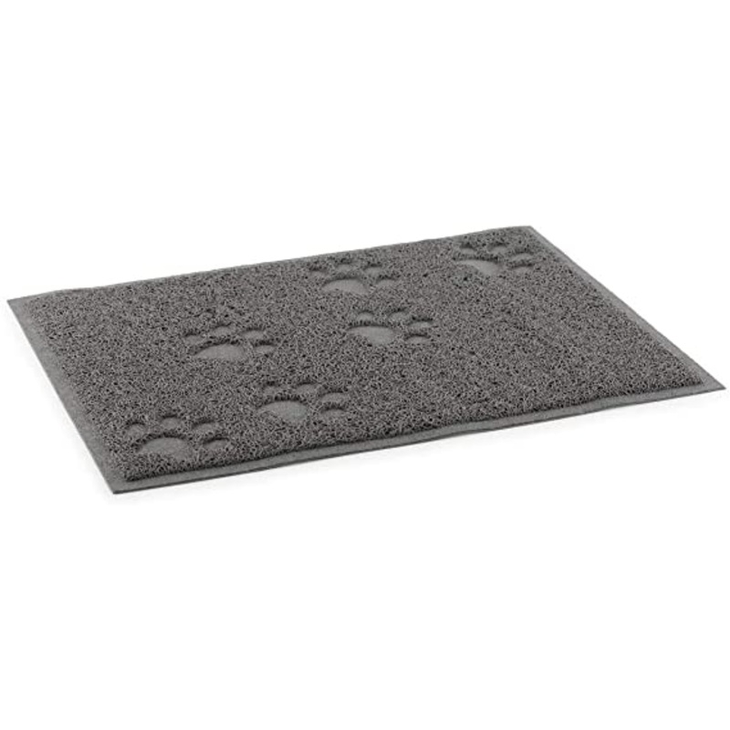 Ancol - Feeding Place Paw Mat - Grey - 16" by 12"