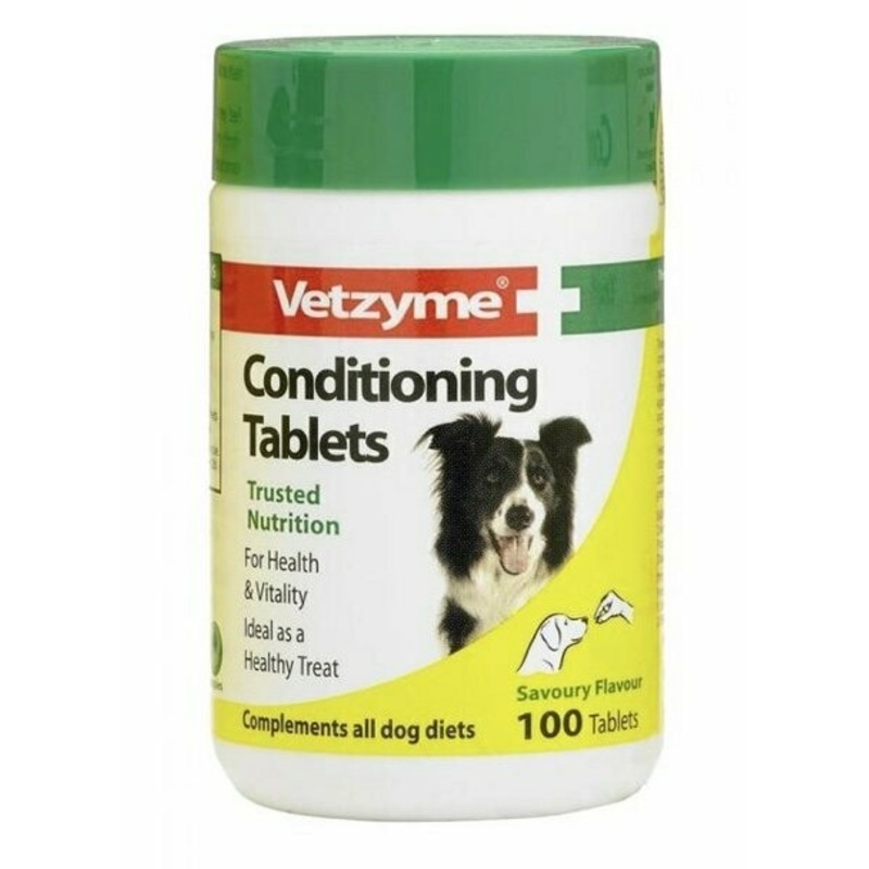 Vetzyme - Conditioning Suppliment for Dogs - 100 Tablets