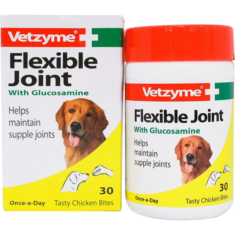 Vetzyme - Dog Flexible Joint With Glucosamine - 30 Tablets