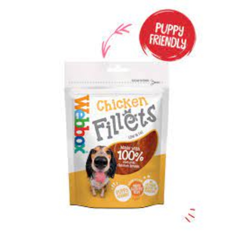 Webbox - Chicken Fillets Dog Treats - 100g
