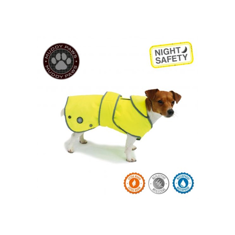 Ancol - Stormguard Dog Coat - Hi Vis Yellow - X Large