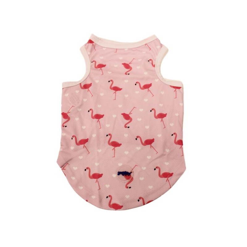 Animate - Pet Cooling Vest - Flamingo - Large - 45cm (Chest: 61cm, Neck: 39cm)