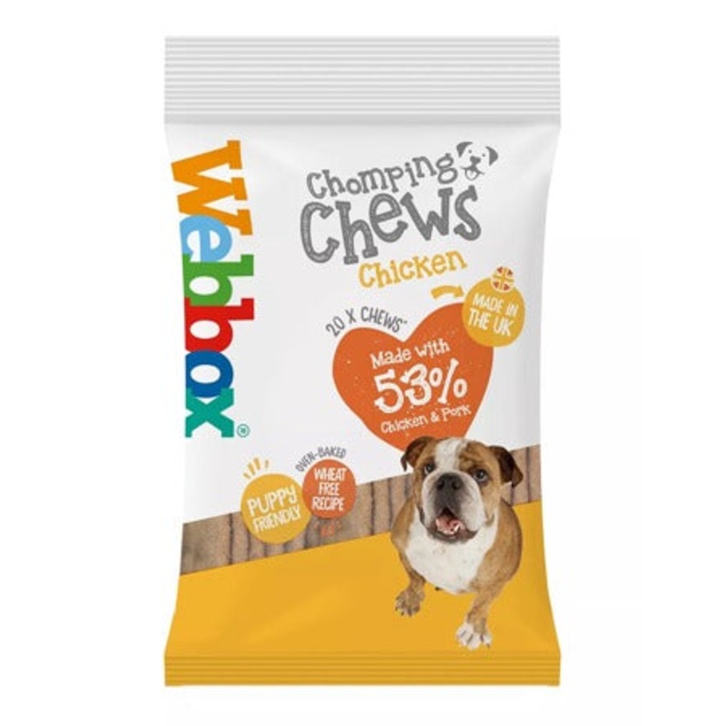 Webbox - Chomping Chews - Chicken - 20 pack