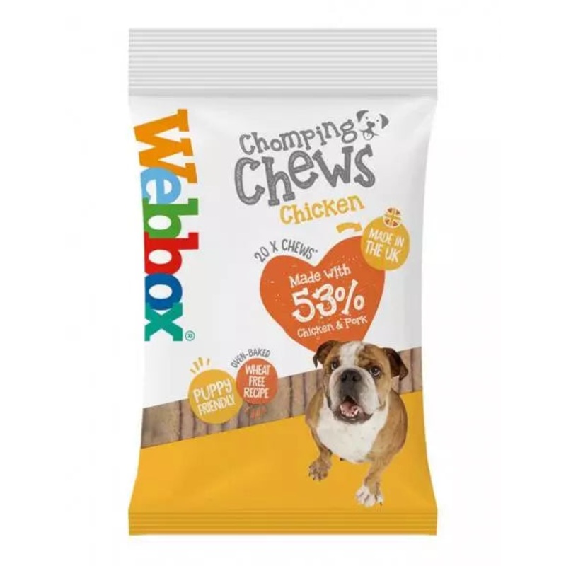Webbox - Chomping Chews - Chicken - 200g