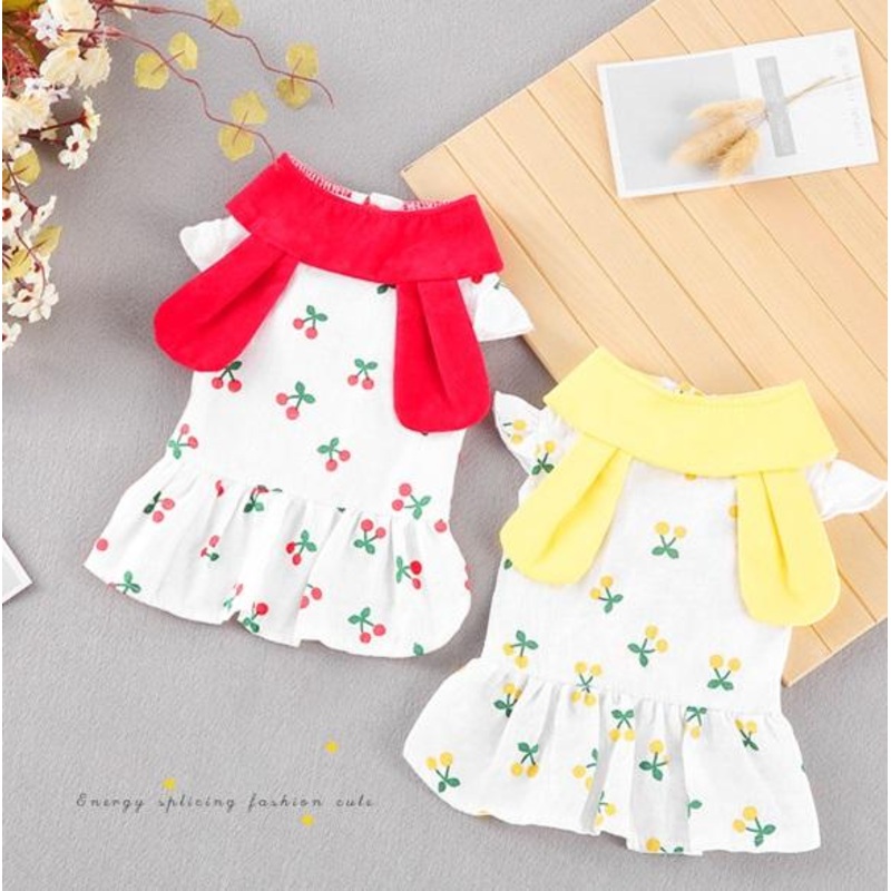 Cherry dog dress