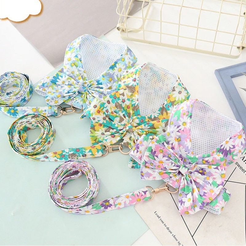 Flora dog harness set