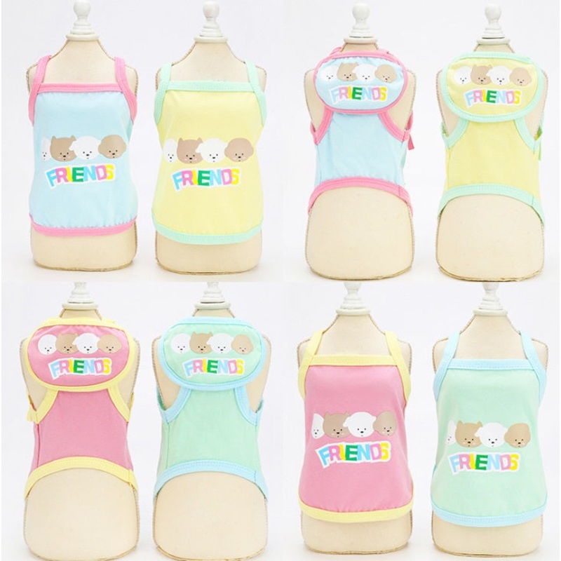 Friends dog top with bib