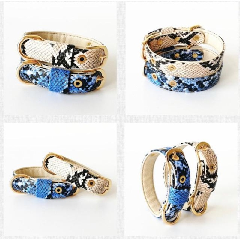 Snake dog collar