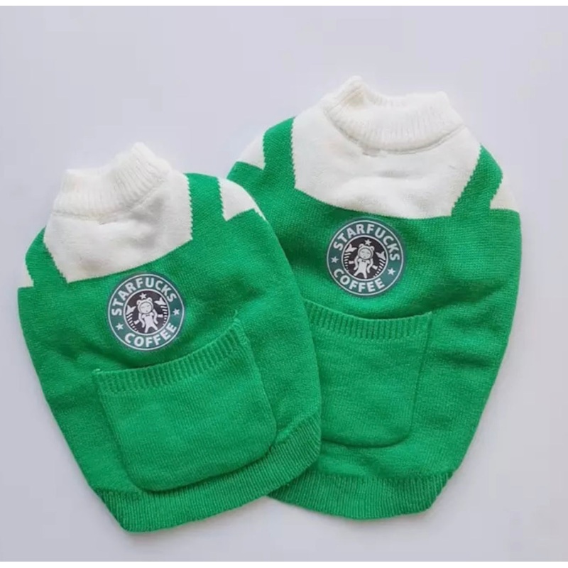 Star Coffee dog jumper
