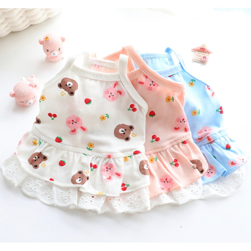 Animal print dog dress