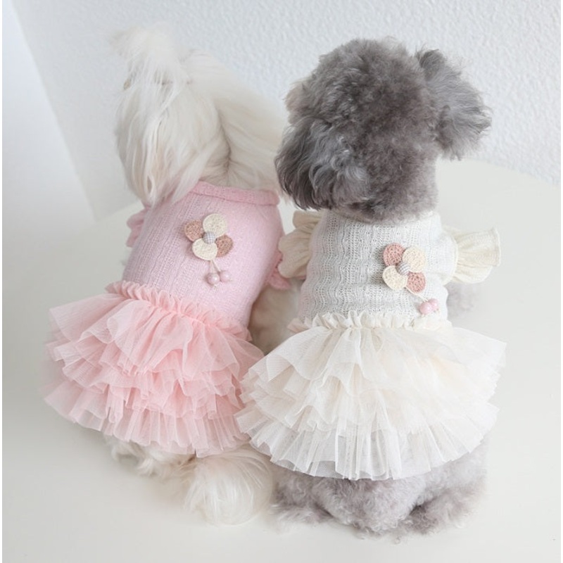 NEW Cute Flower pet dress