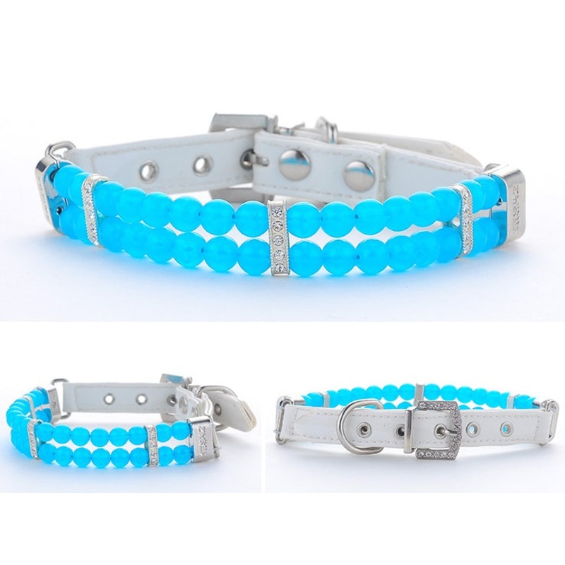 NEW Glow up dog collar set