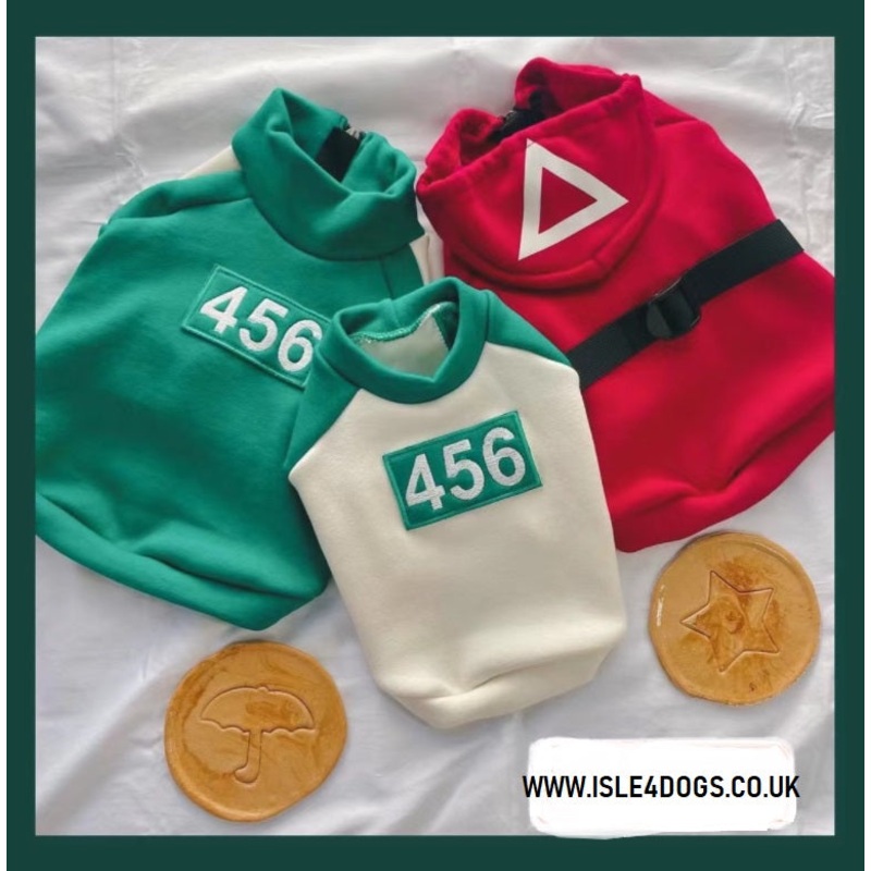 NEW Squid games dog jumper