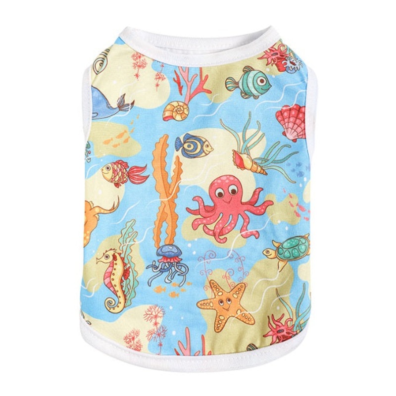 Sea Life dog t-shirt